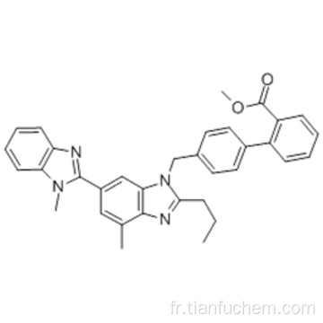 Acide [1,1&#39;-biphényl] -2-carboxylique, 4 &#39;- [(1,4&#39;-diméthyl-2&#39;-propyl [2,6&#39;-bi-1H-benzimidazole] -1&#39;-yl) méthyle] - , ester méthylique CAS 528560-93-2